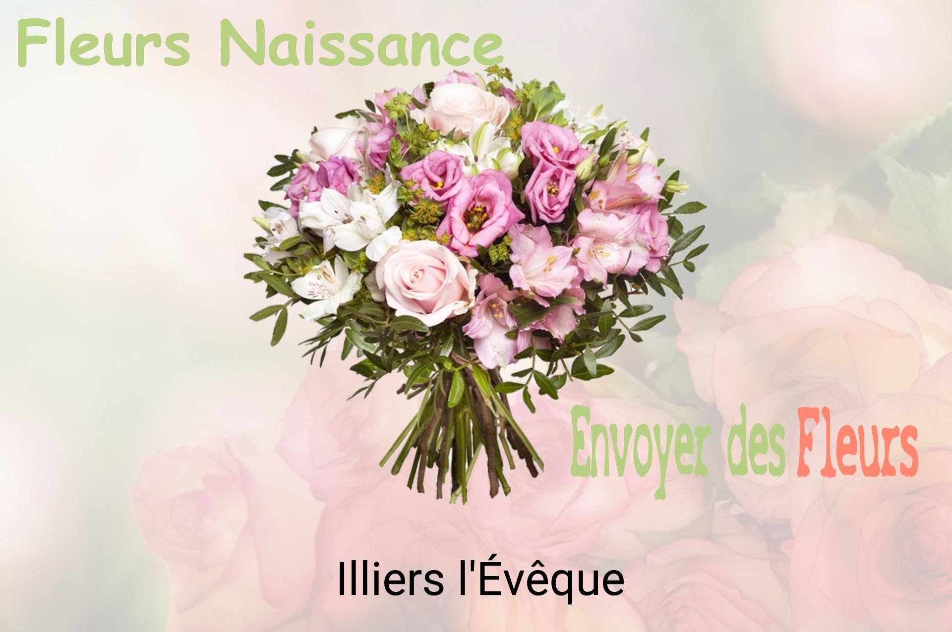 Bouquet de fleurs de naissance livré à Illiers-l'Évêque